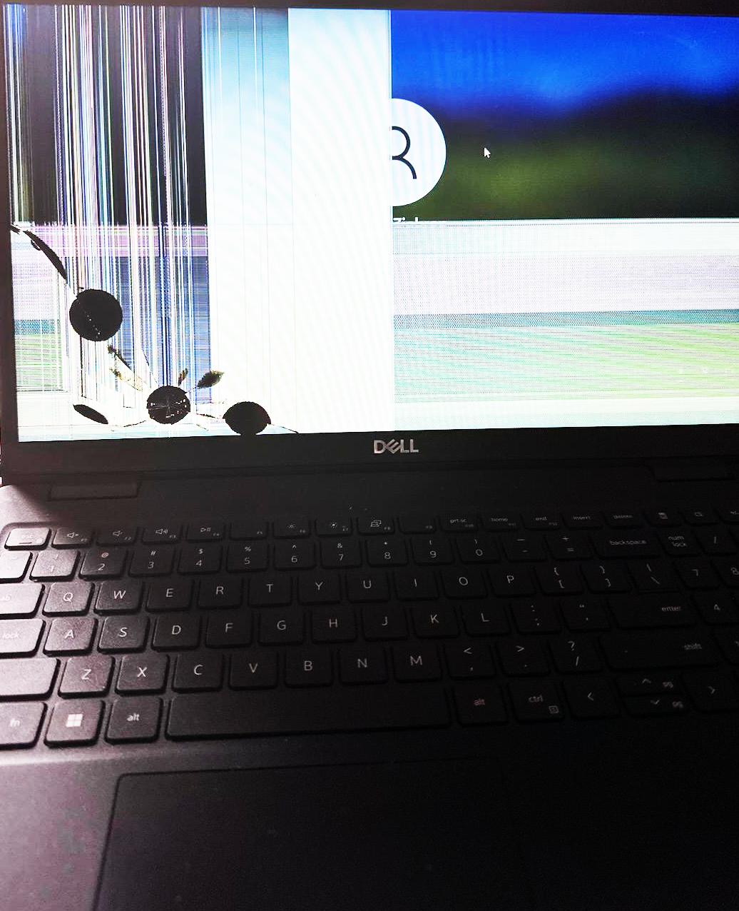 Broken Laptop Screen Repair